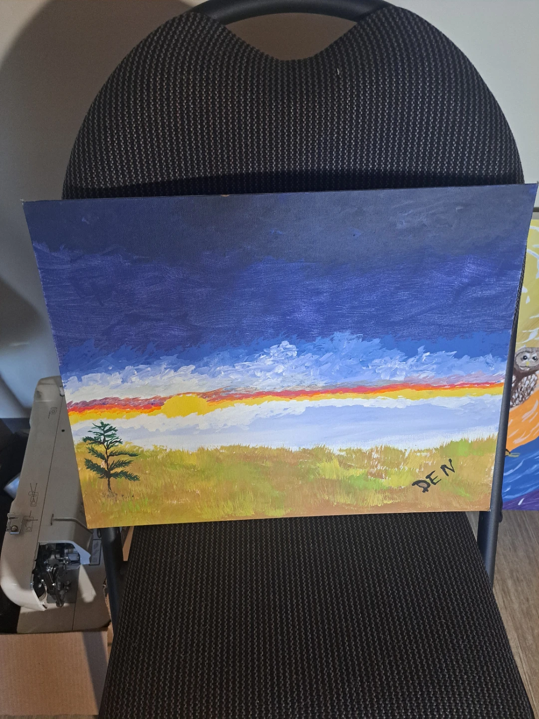 Hand-painted Landscape Artwork