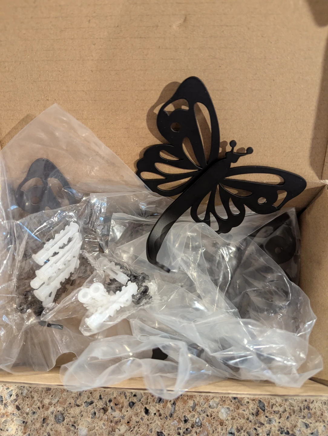 Butterfly Wall Hooks 20lb Hanger 6-Pack - photo 2