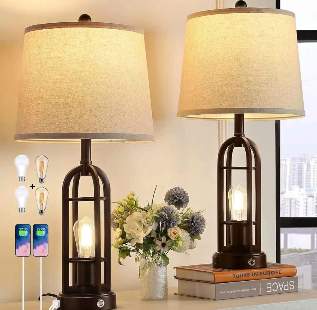 Cage Table Lamp - 28.2 inch