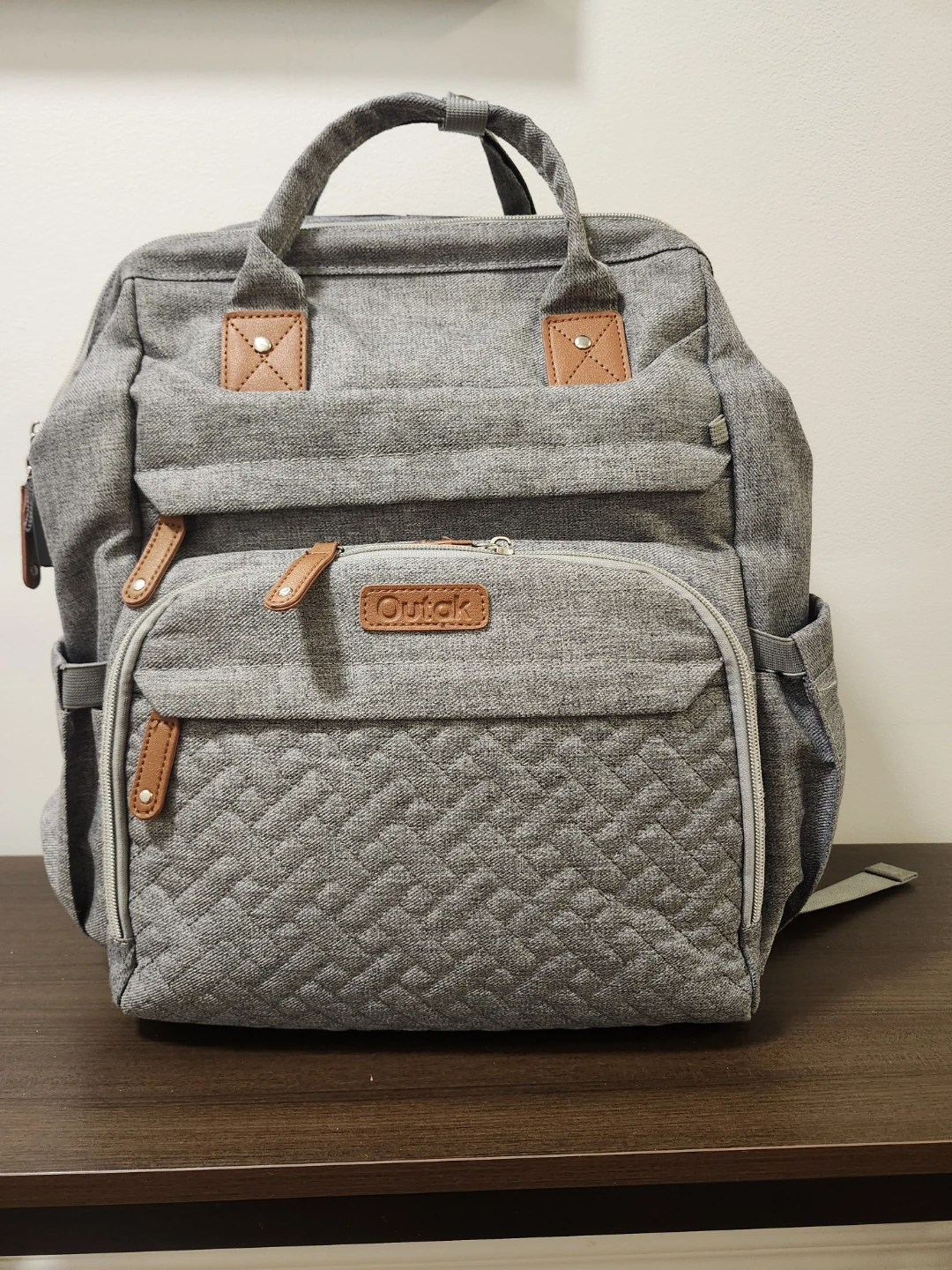 Outak Grey Diaper Backpack - photo 3