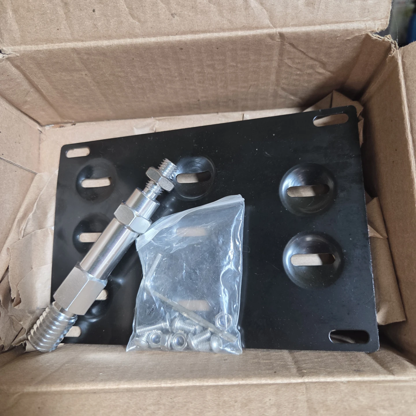 Front License Plate Mounting Bracket with Hardware - photo 2