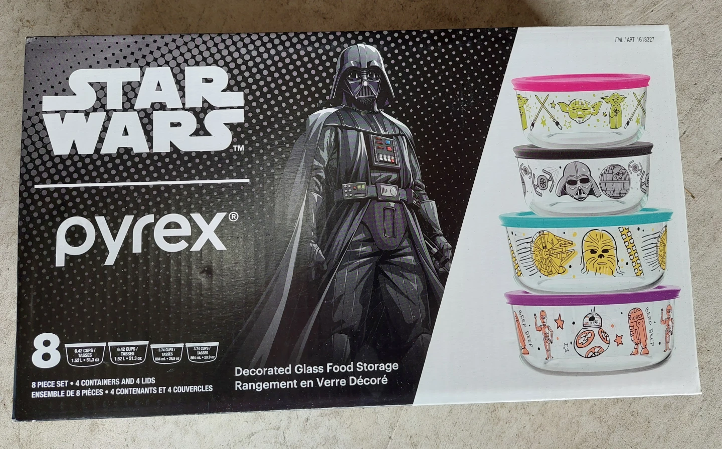 NEW Star Wars Pyrex 4-Piece Set – Limited Edition