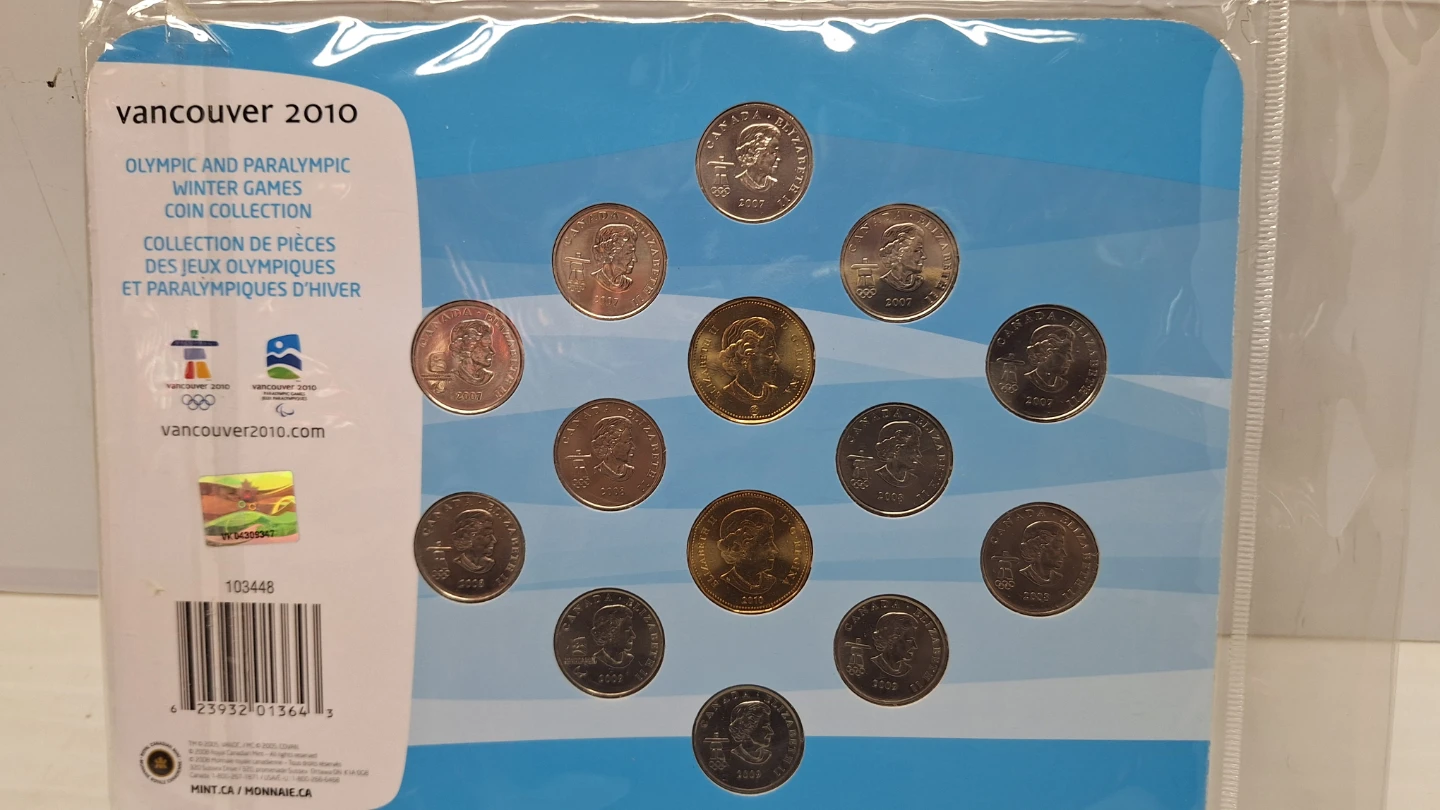 Vancouver 2010 Olympic & Paralympic Winter Games Coin Collection