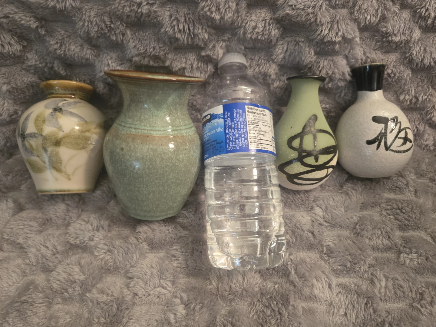 Set of 5 Small Decorative Vases