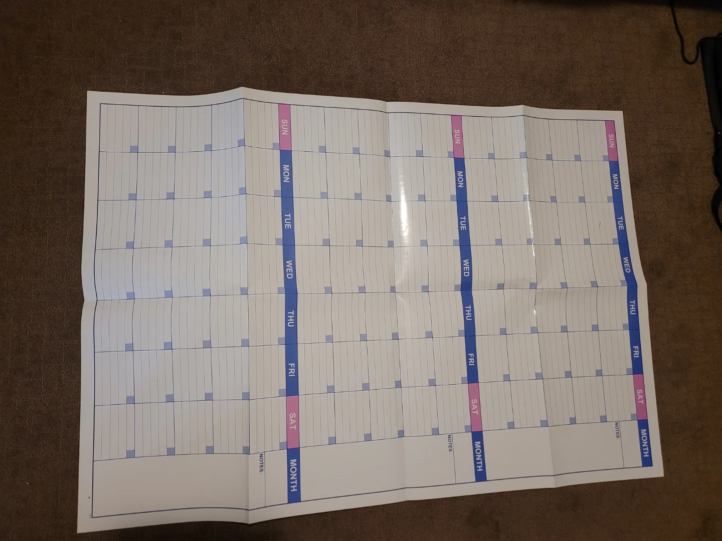 Wall Calendar and Stickers