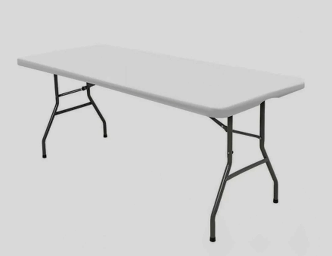 White Folding Table