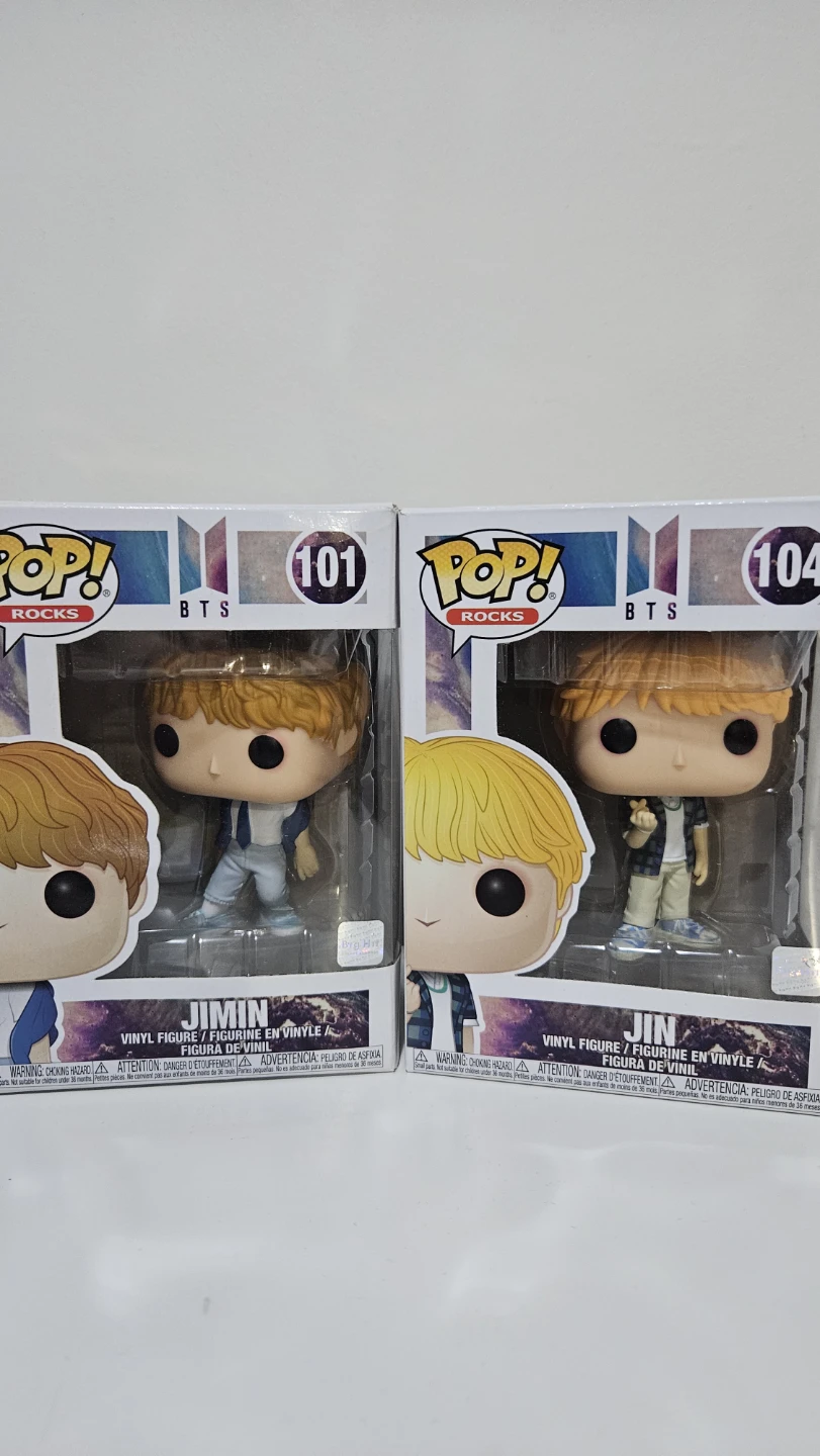 Funko Pop! Rocks BTS Jimin & Jin Vinyl Figures