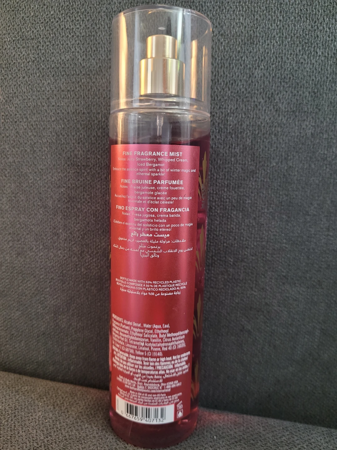 Bath & Body Works Strawberry Snowflakes Fine Fragrance Mist 8 oz - photo 3