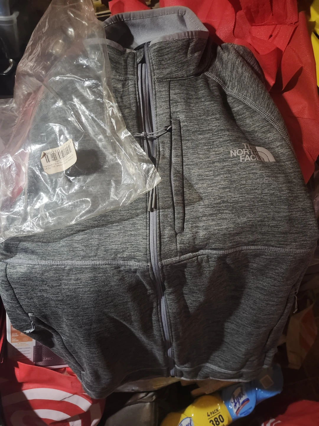 The North Face Full Zip Fleece Jacket - Grey - Large
