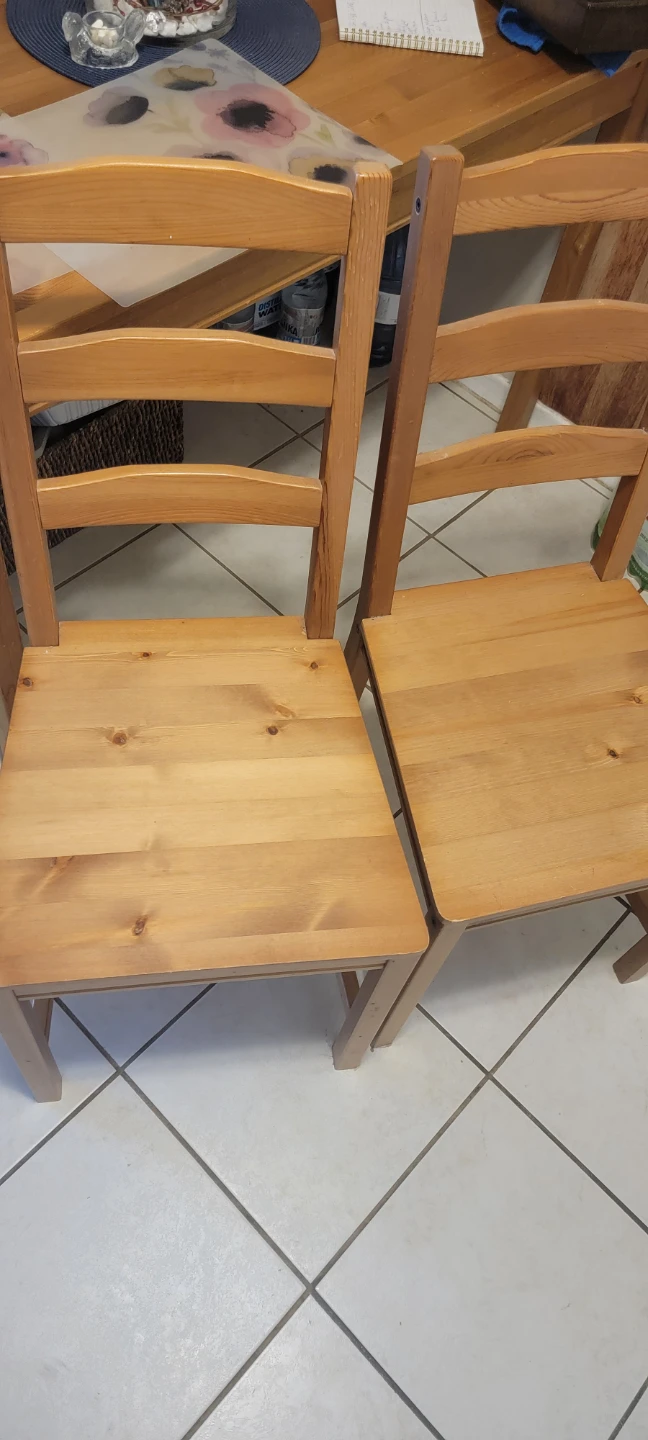 Wooden Dining Table and 4 Chairs Set - photo 3
