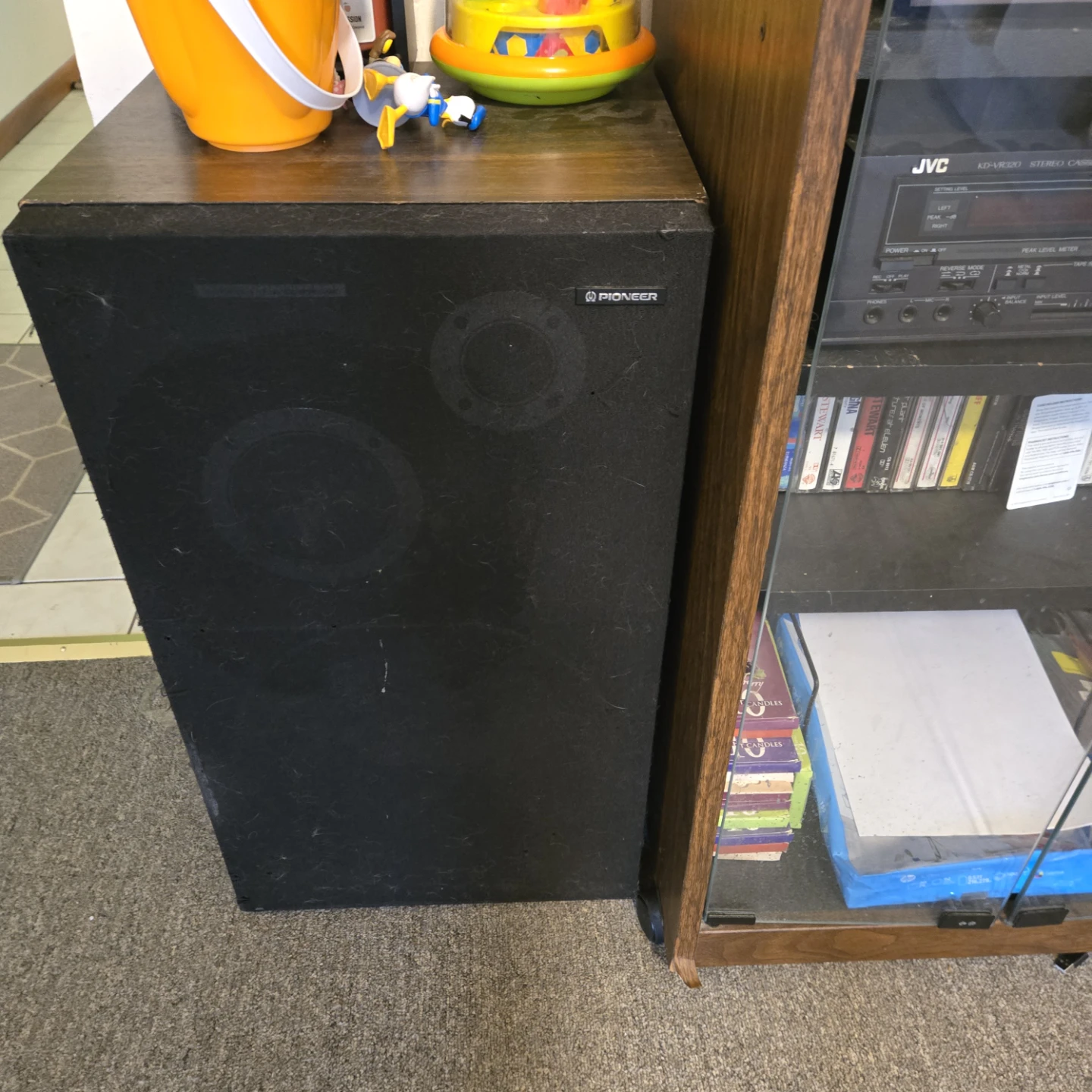 Pioneer speakers and jvc receiver