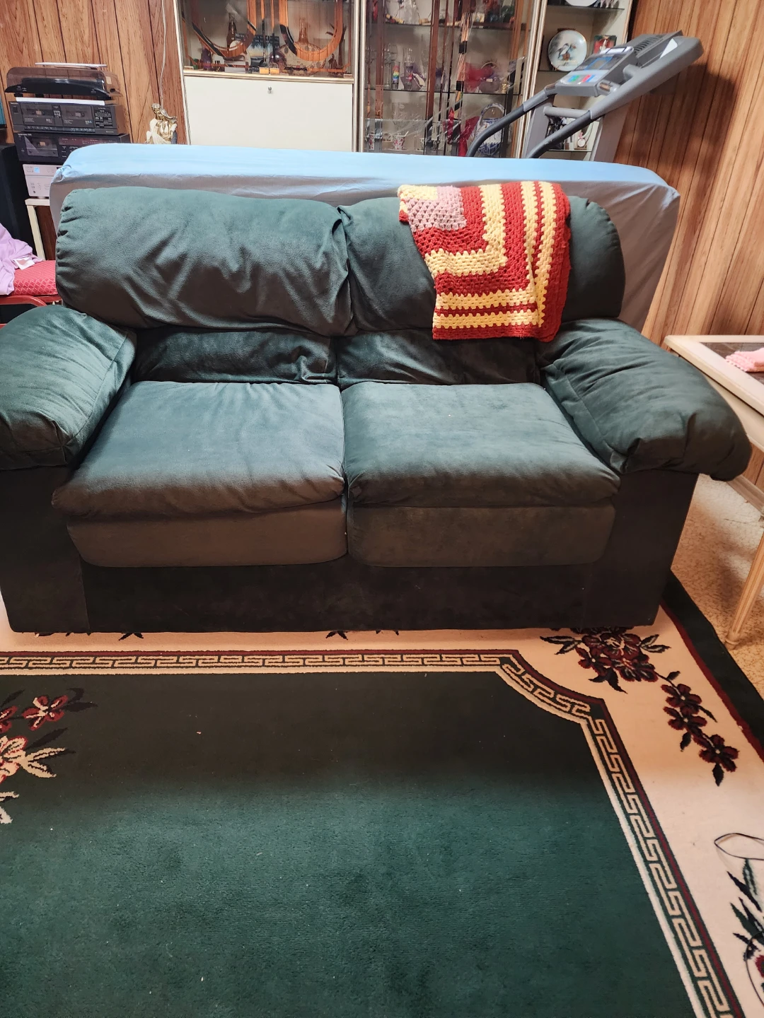 Green Sofa and Love seat - photo 2