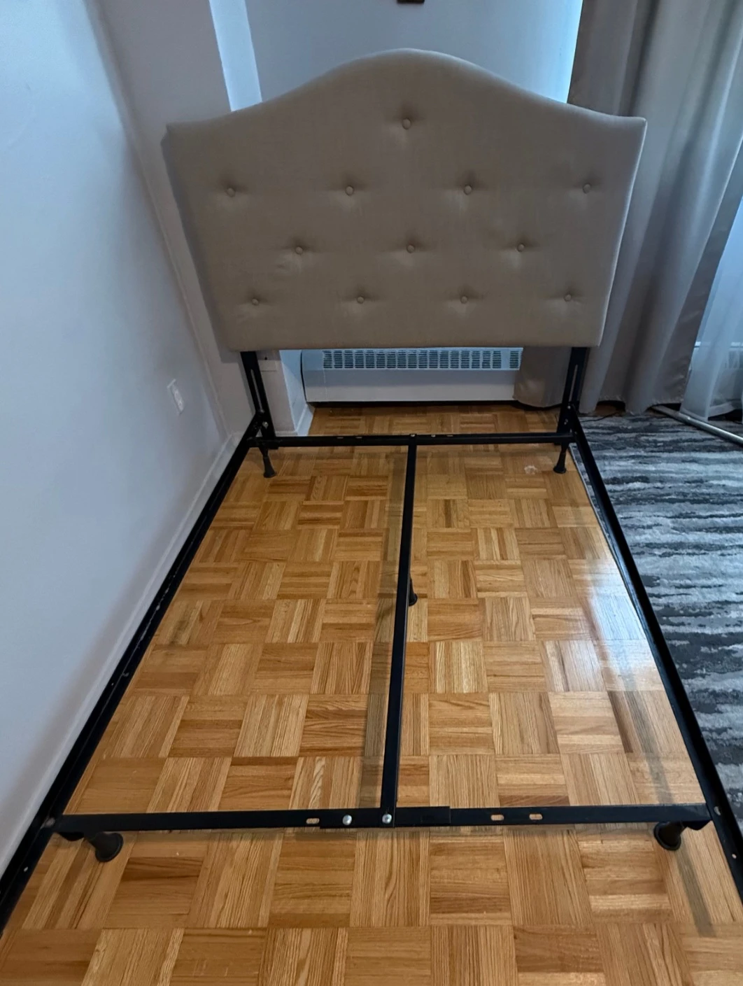 Tufted Headboard and Bed Frame