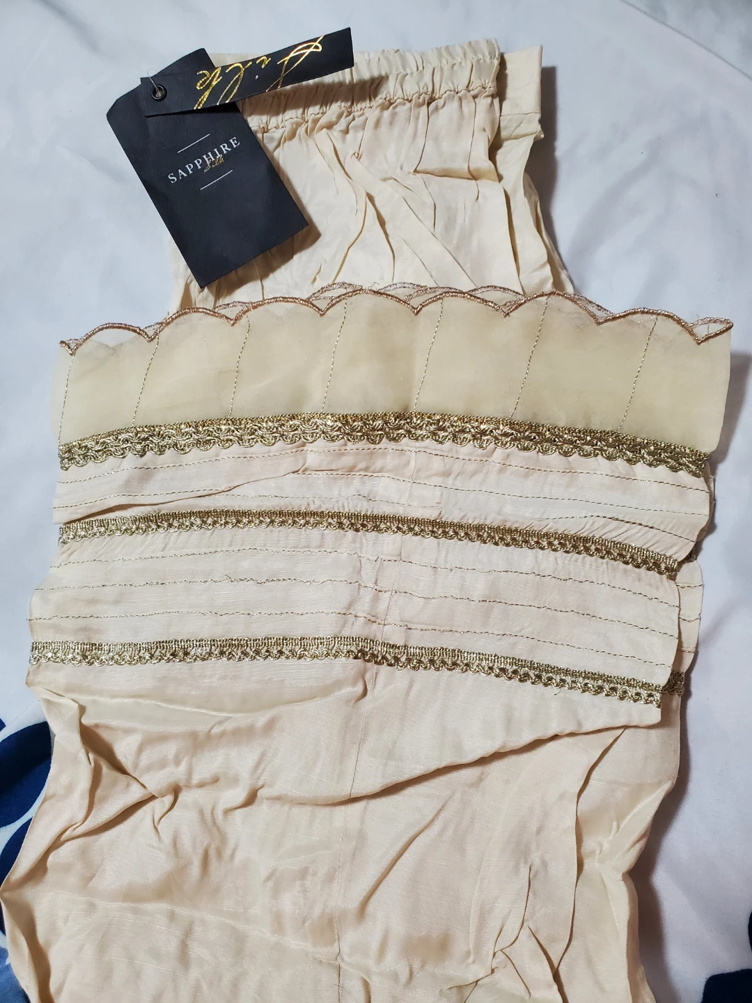 Sapphire Women's Cream Flare Pants - photo 2