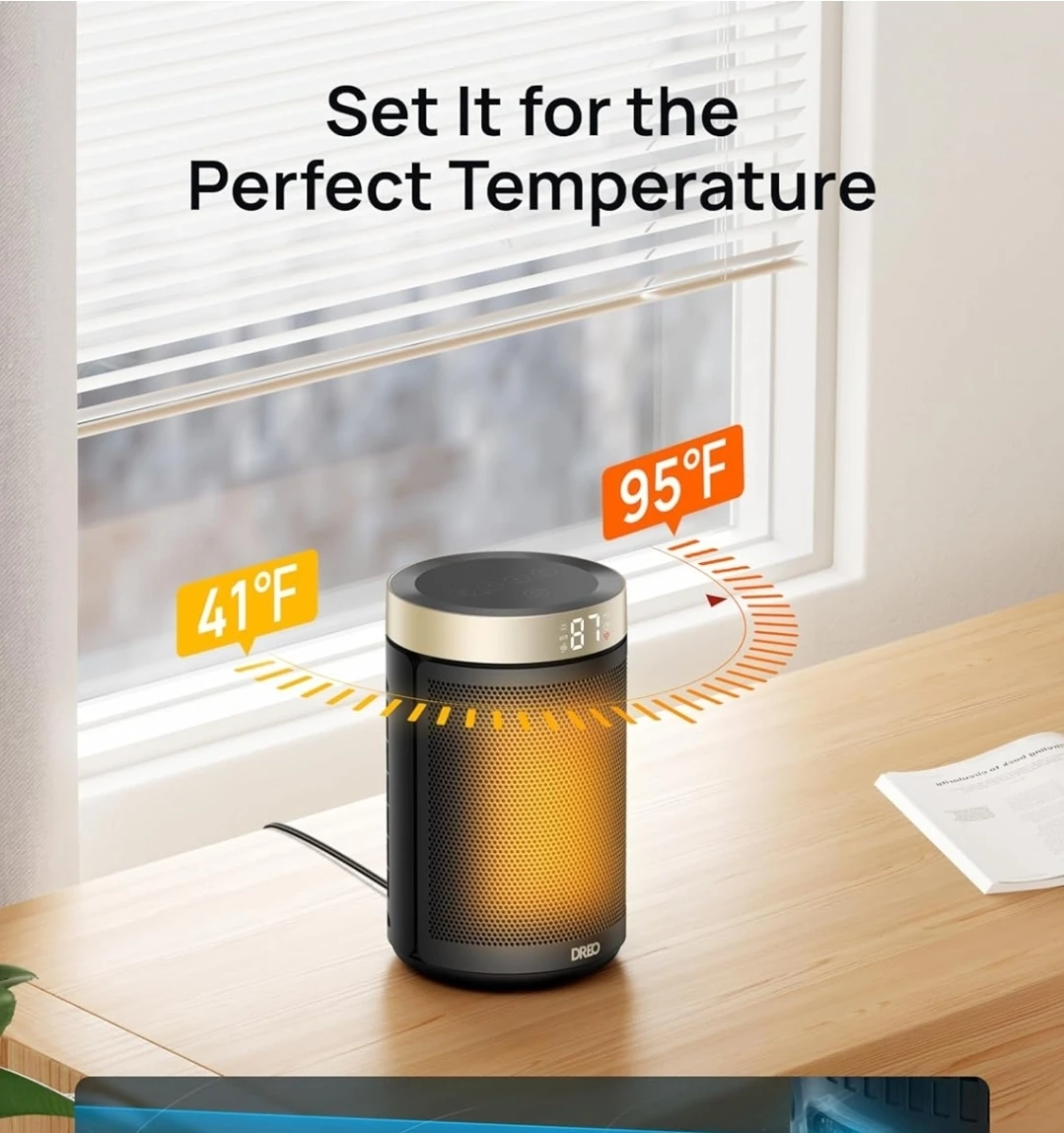 DREO Space and Portable Electric Heaters 🧡 - photo 3