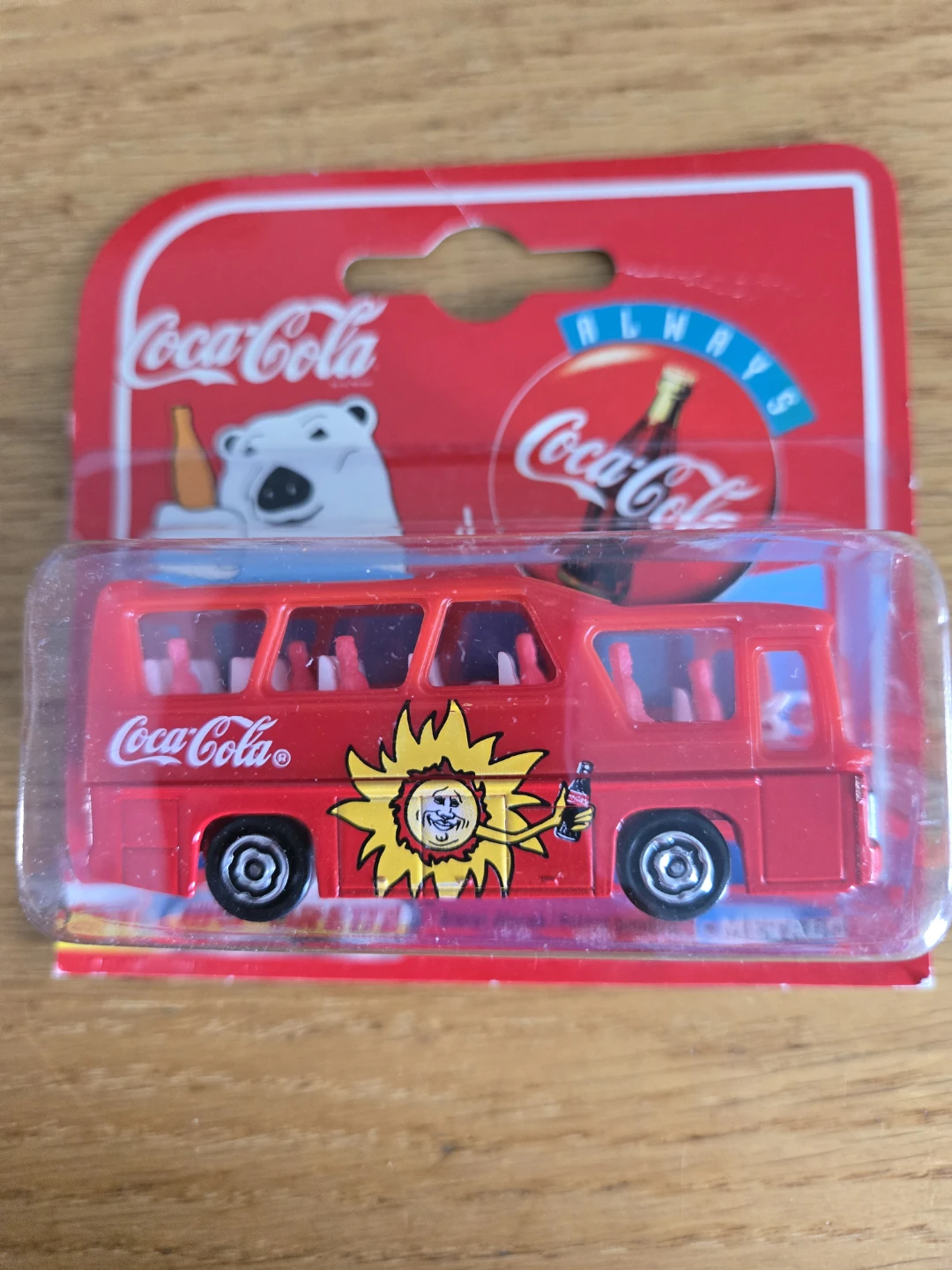 Coca-Cola Red Bus Diecast Toy Vehicle