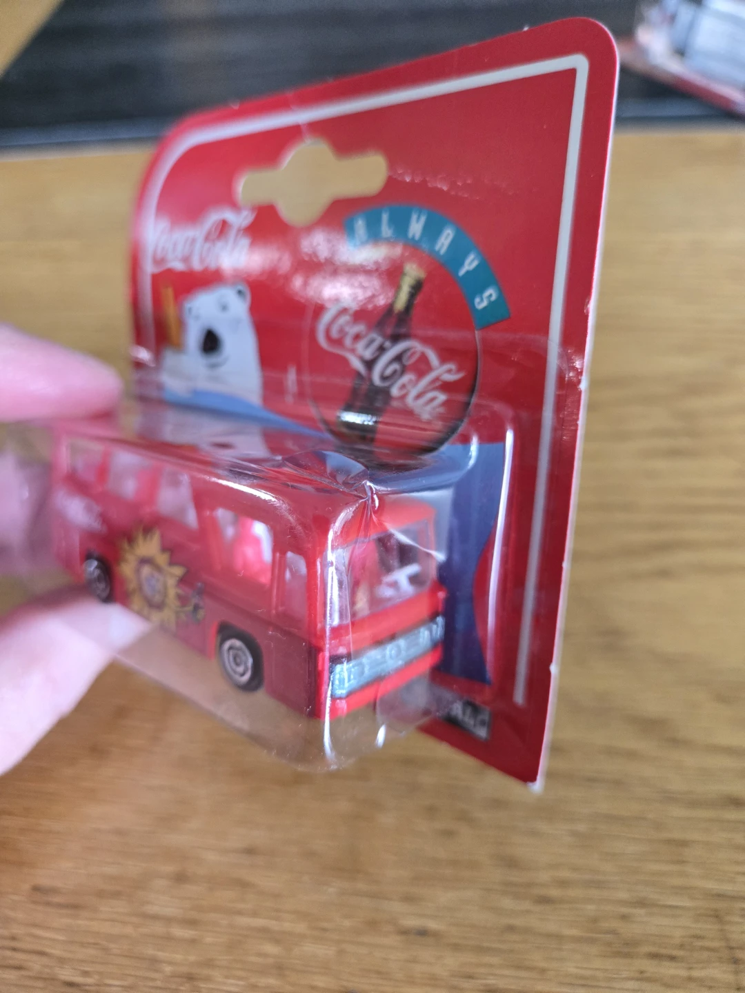 Coca-Cola Red Bus Diecast Toy Vehicle - photo 2