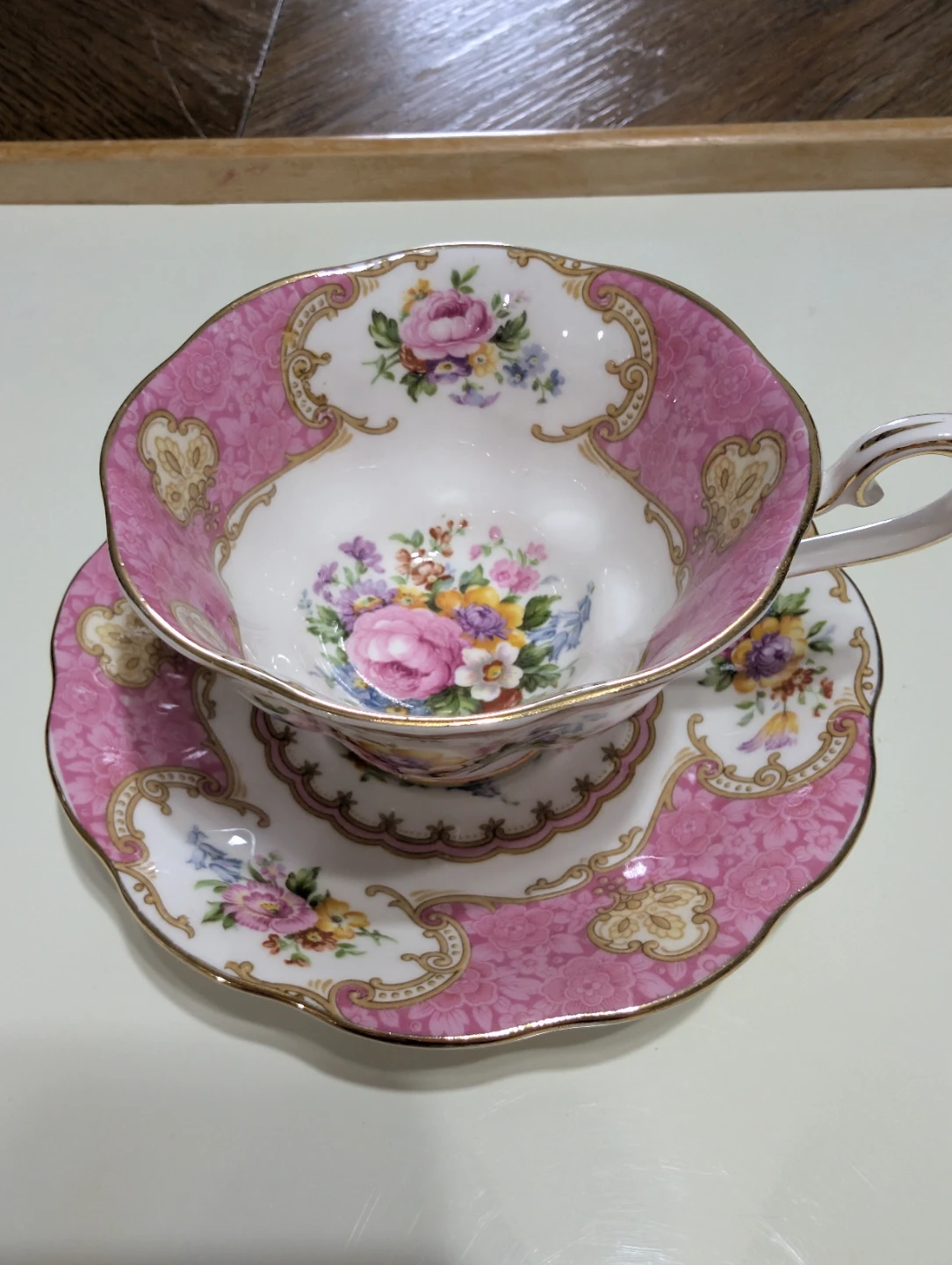 Royal Albert "Lady Carlyle" teacup and saucer