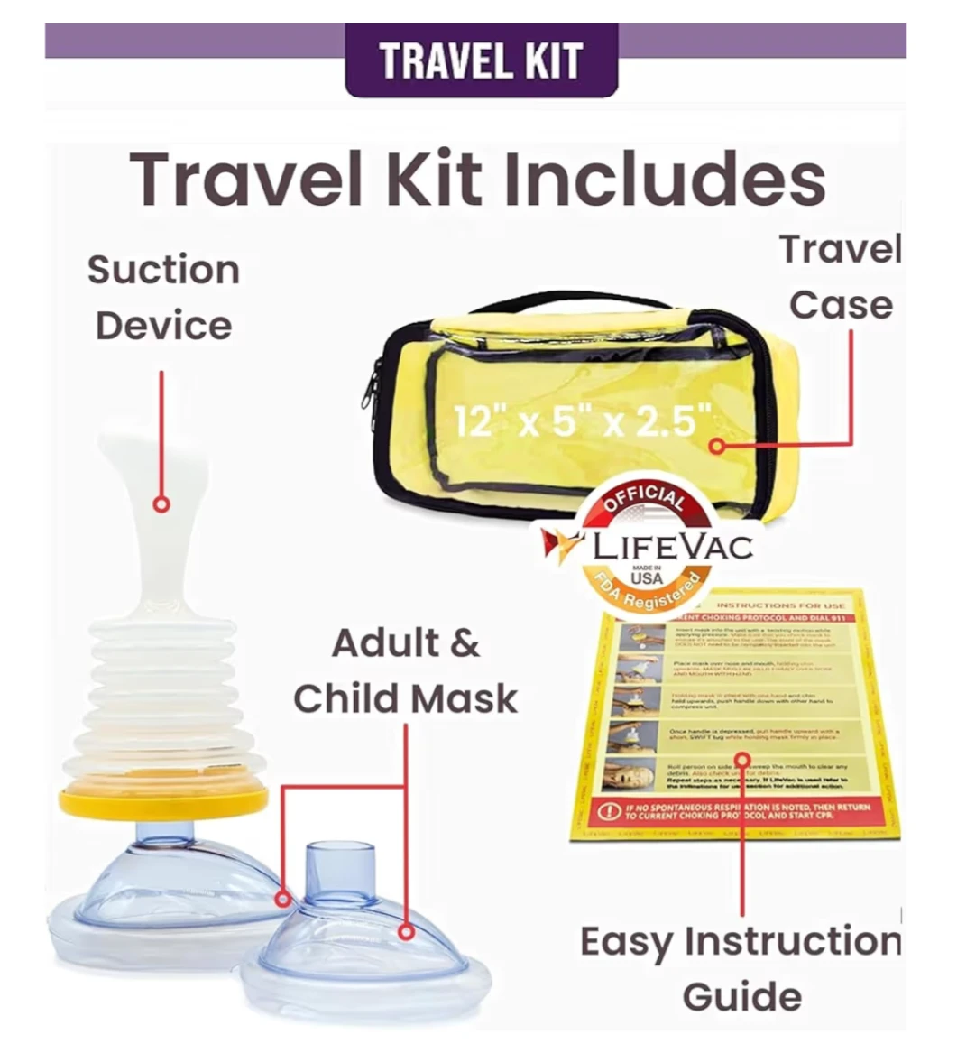 LIFE-VAC Home Kit+Travel Kit Choking Rescue Device - photo 3