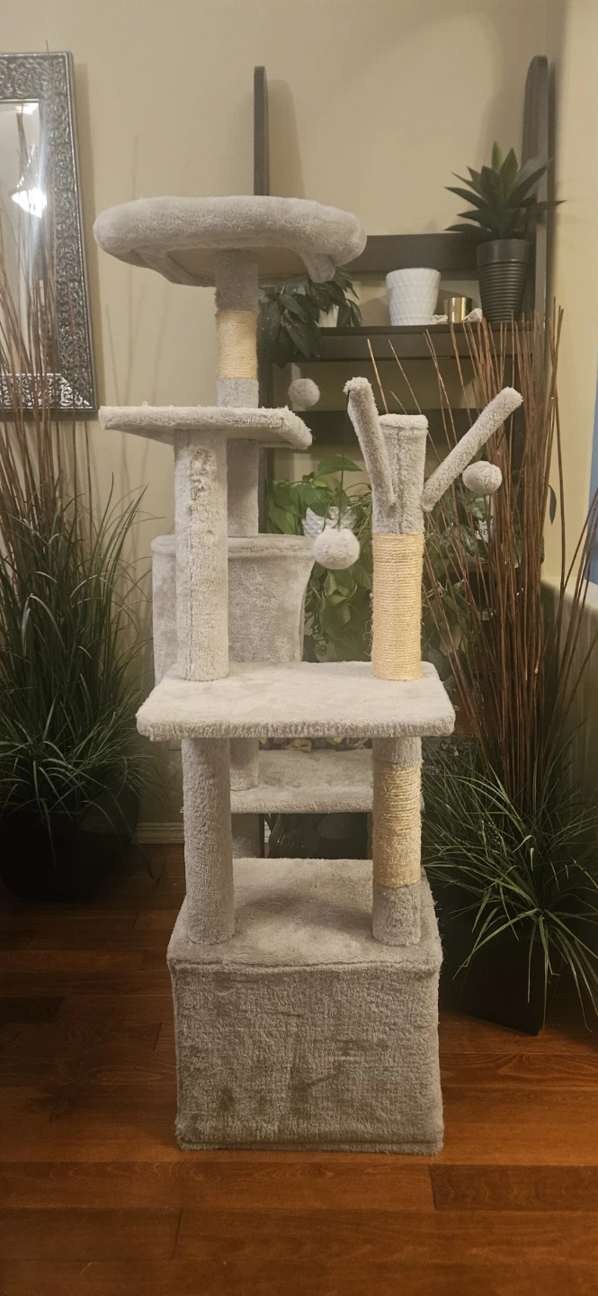 Multi-level Cat Tree Condo with Platforms and Hammock - photo 4