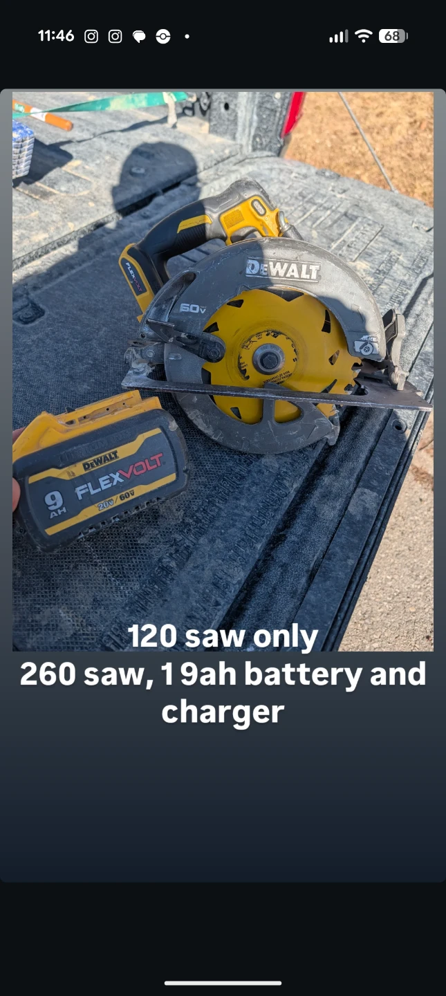 DEWALT 60V MAX Cordless Circular Saw