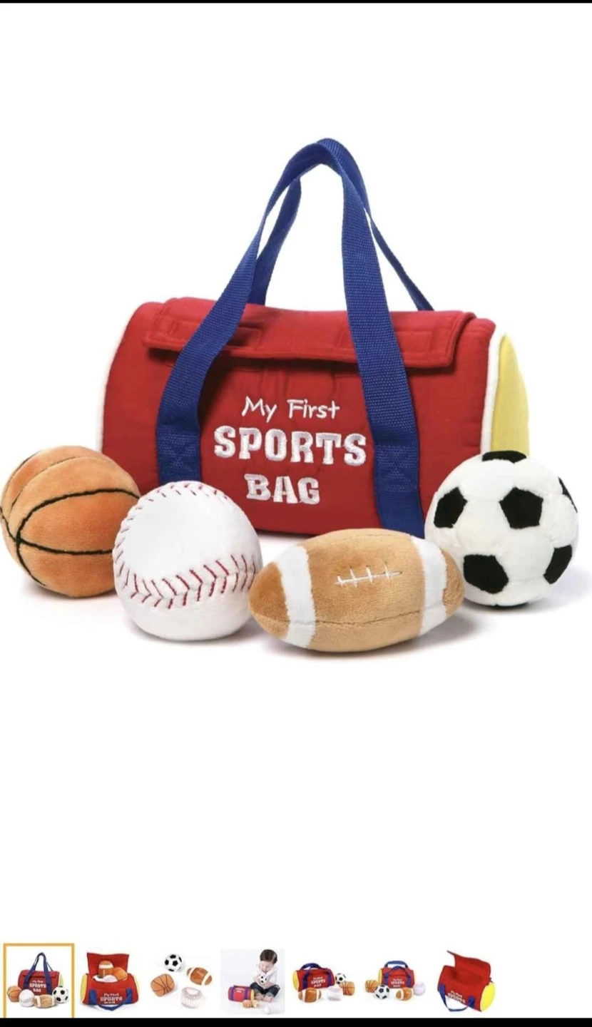 My First Sports Bag with Plush Balls