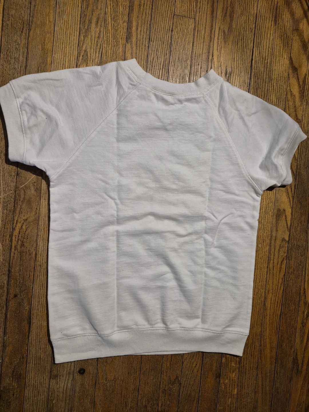 White Tom and Jerry Short Sleeve Sweatshirt - photo 3