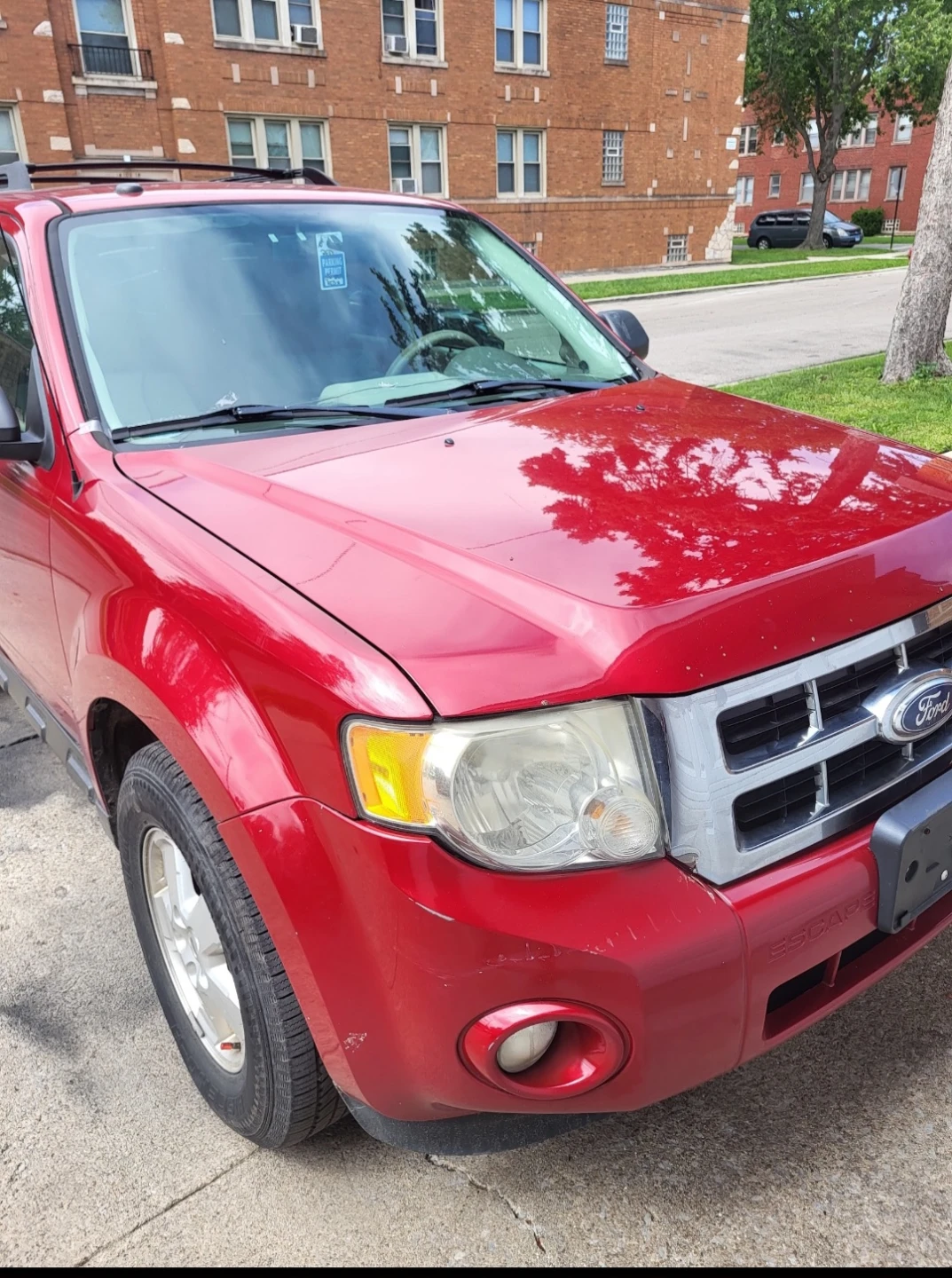 Red Ford Escape SUV