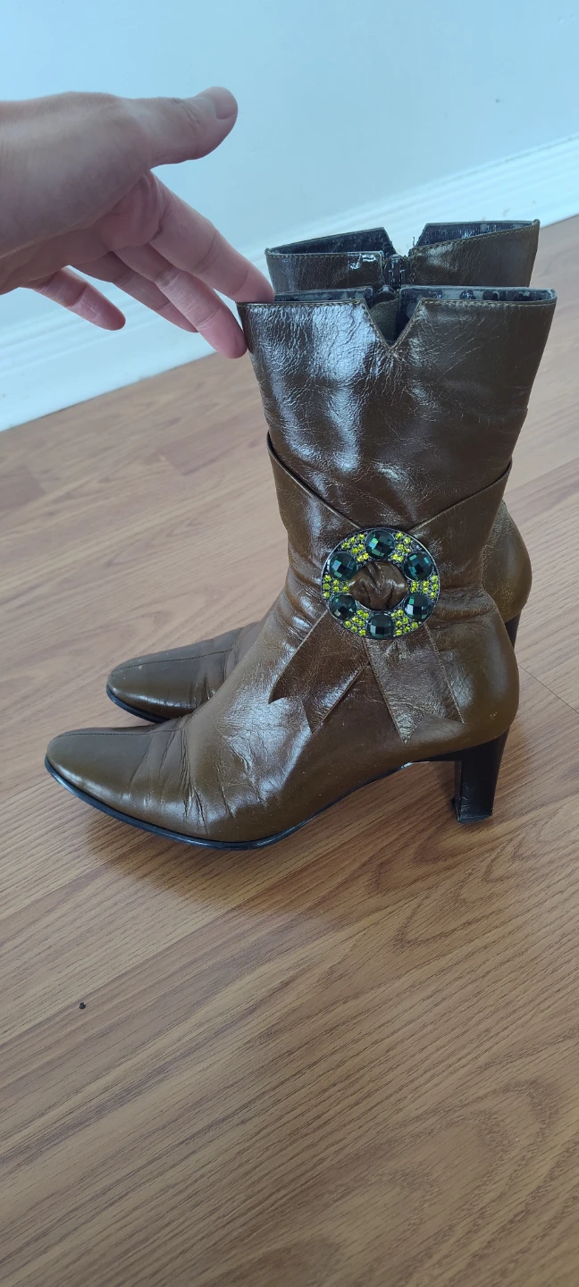 Women's Genuine Leather Ankle Boots - Narrow Ankles - photo 2