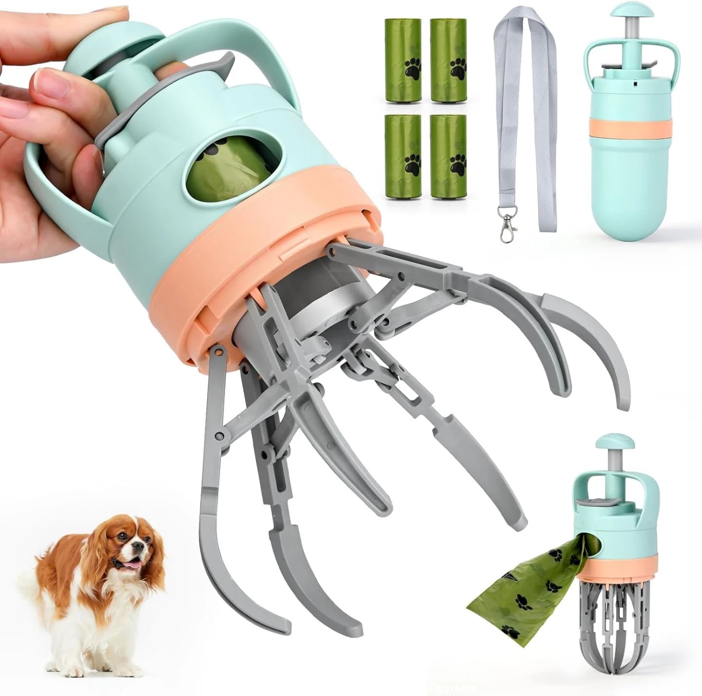 Pet Waste Pickup Tool with Strap