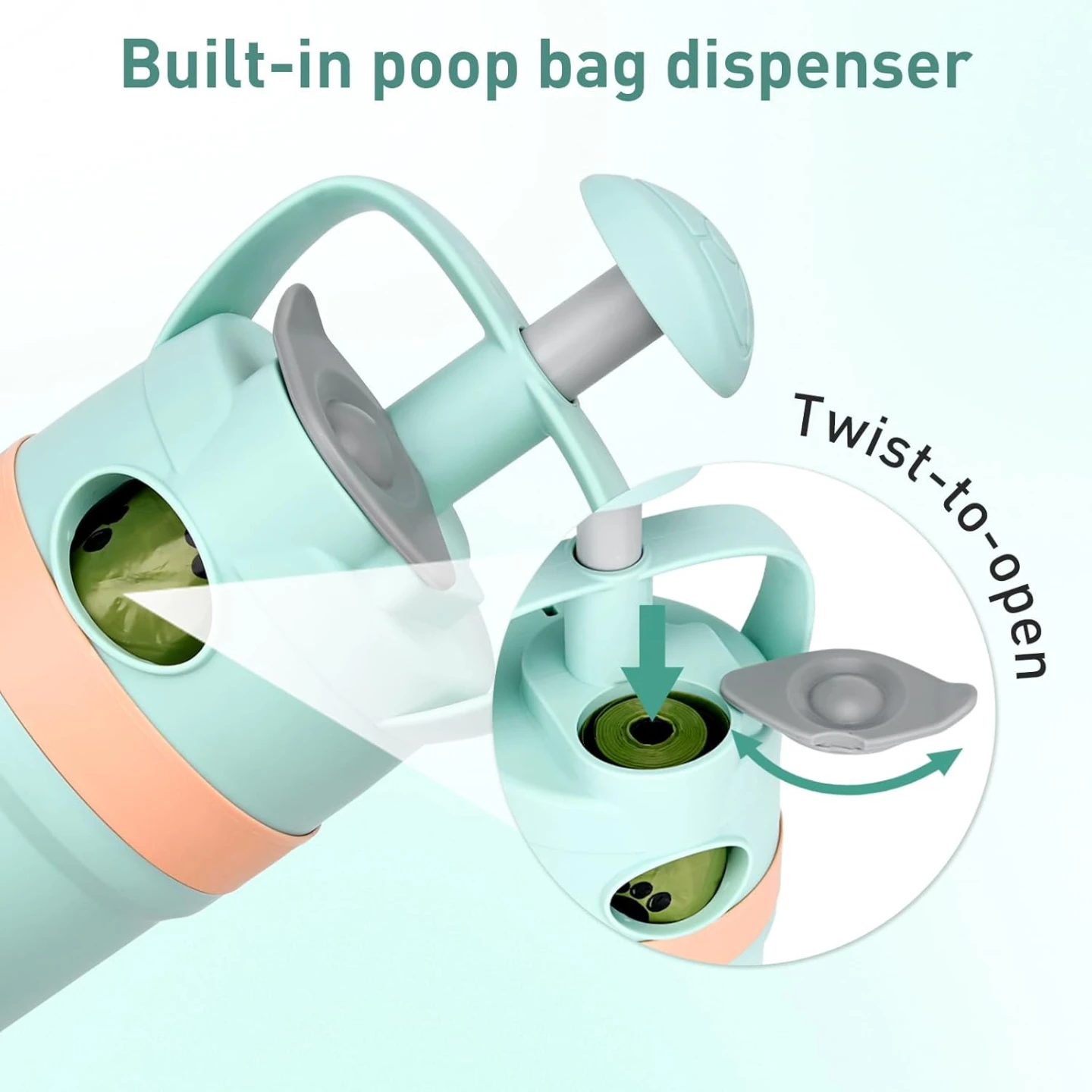 Pet Waste Pickup Tool with Strap - photo 5