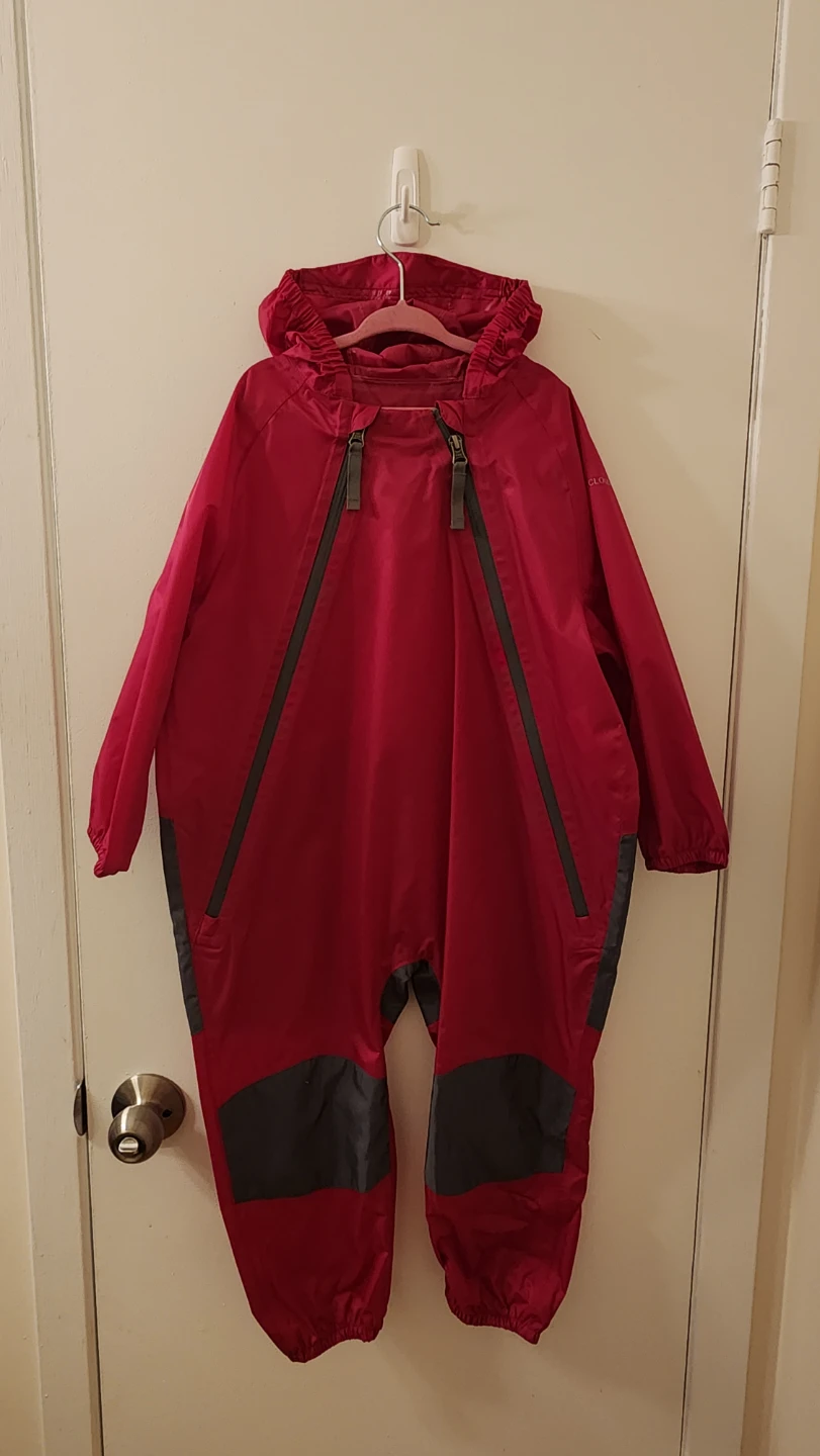 Girls 4T Cloudveil Pink Rain Suit
