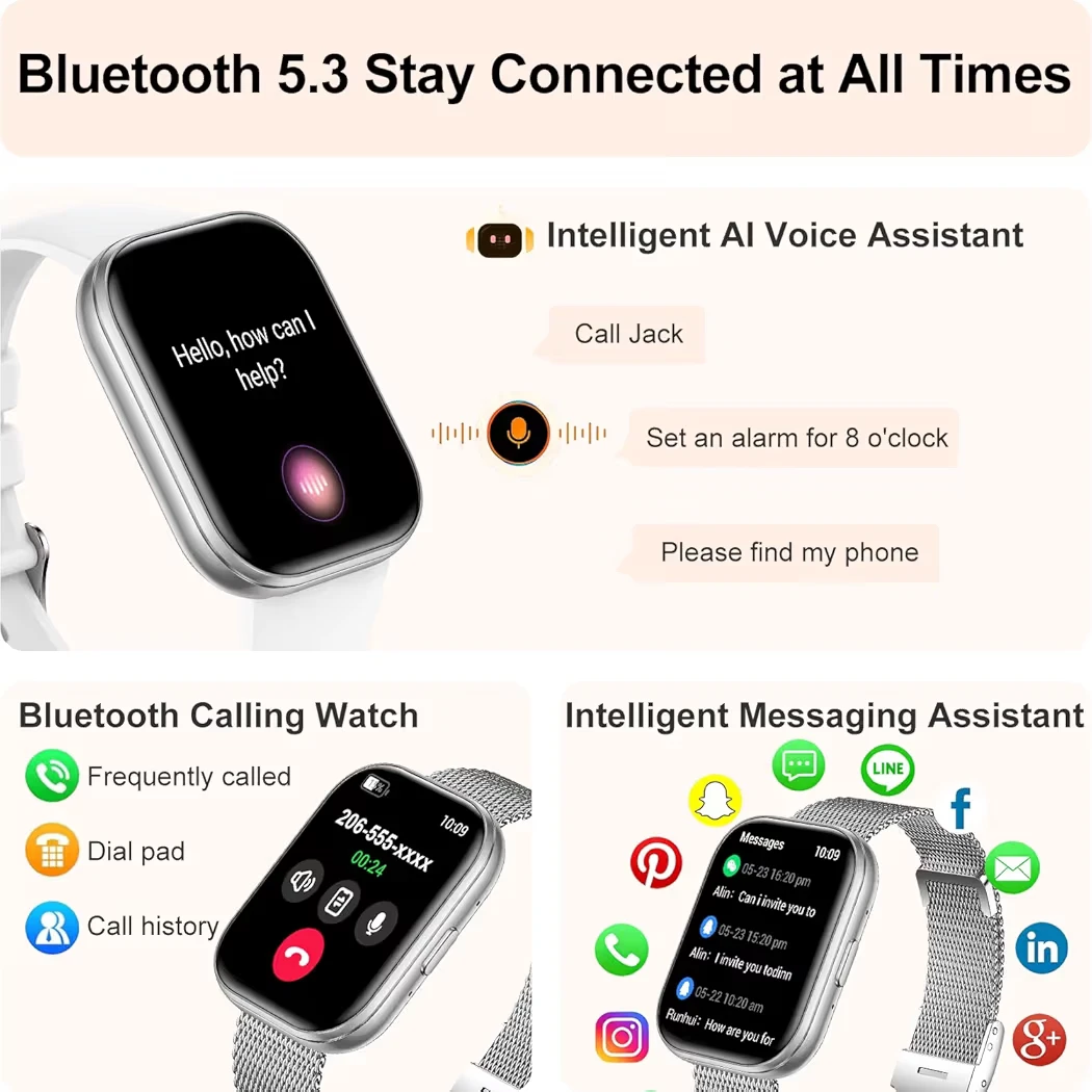 NEW Smart Watch - Heart Rate, Blood Pressure, Sleep Monitoring - photo 5