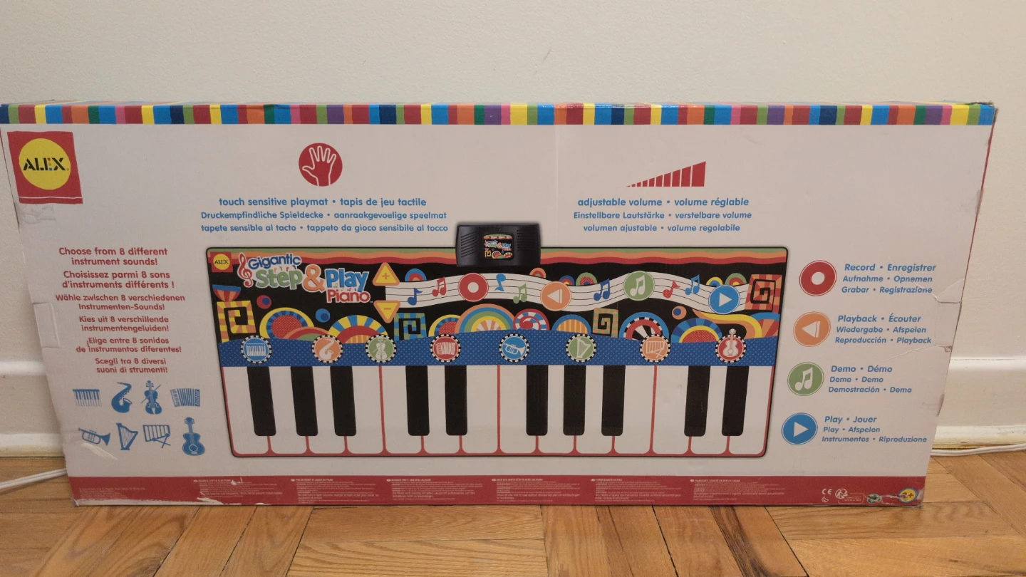 ALEX Gigantic Step & Play Piano Musical Mat