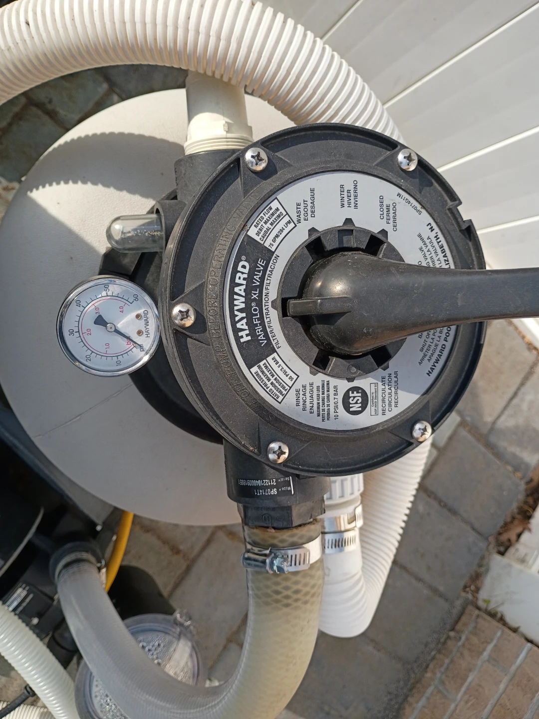 Hayward Sand Filter and Intex Pool Pump System - photo 2