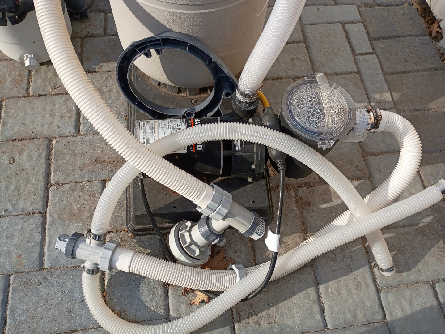 Hayward Sand Filter and Intex Pool Pump System - photo 3