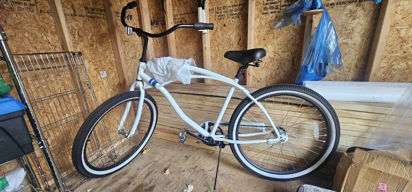 White Cruiser Bicycle