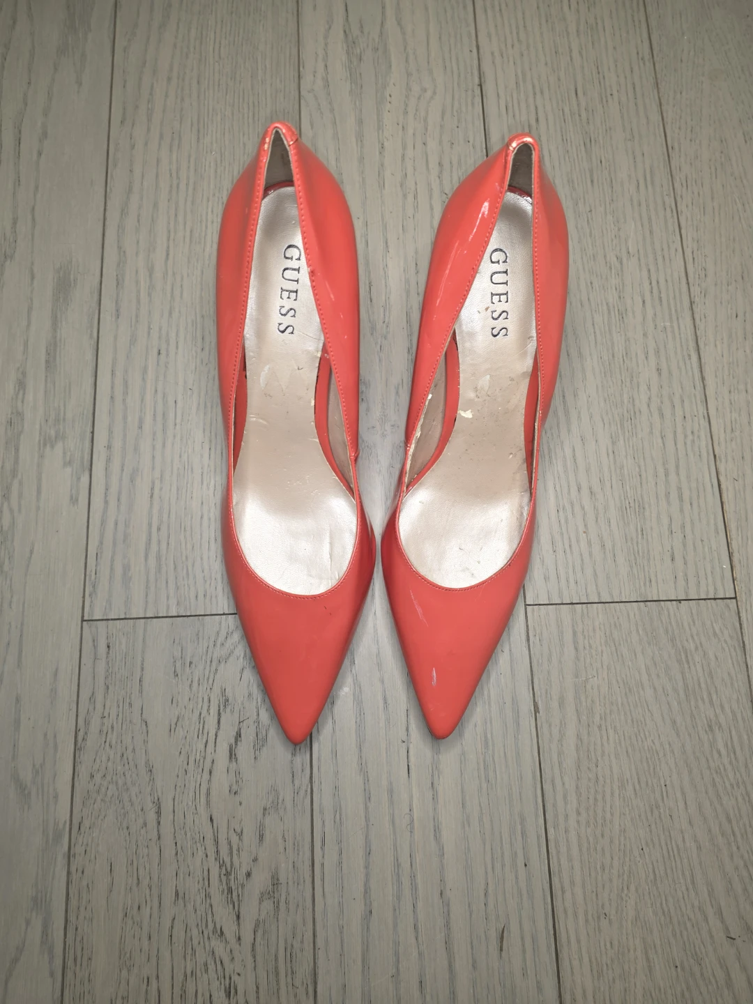 GUESS Coral Patent Leather Heels