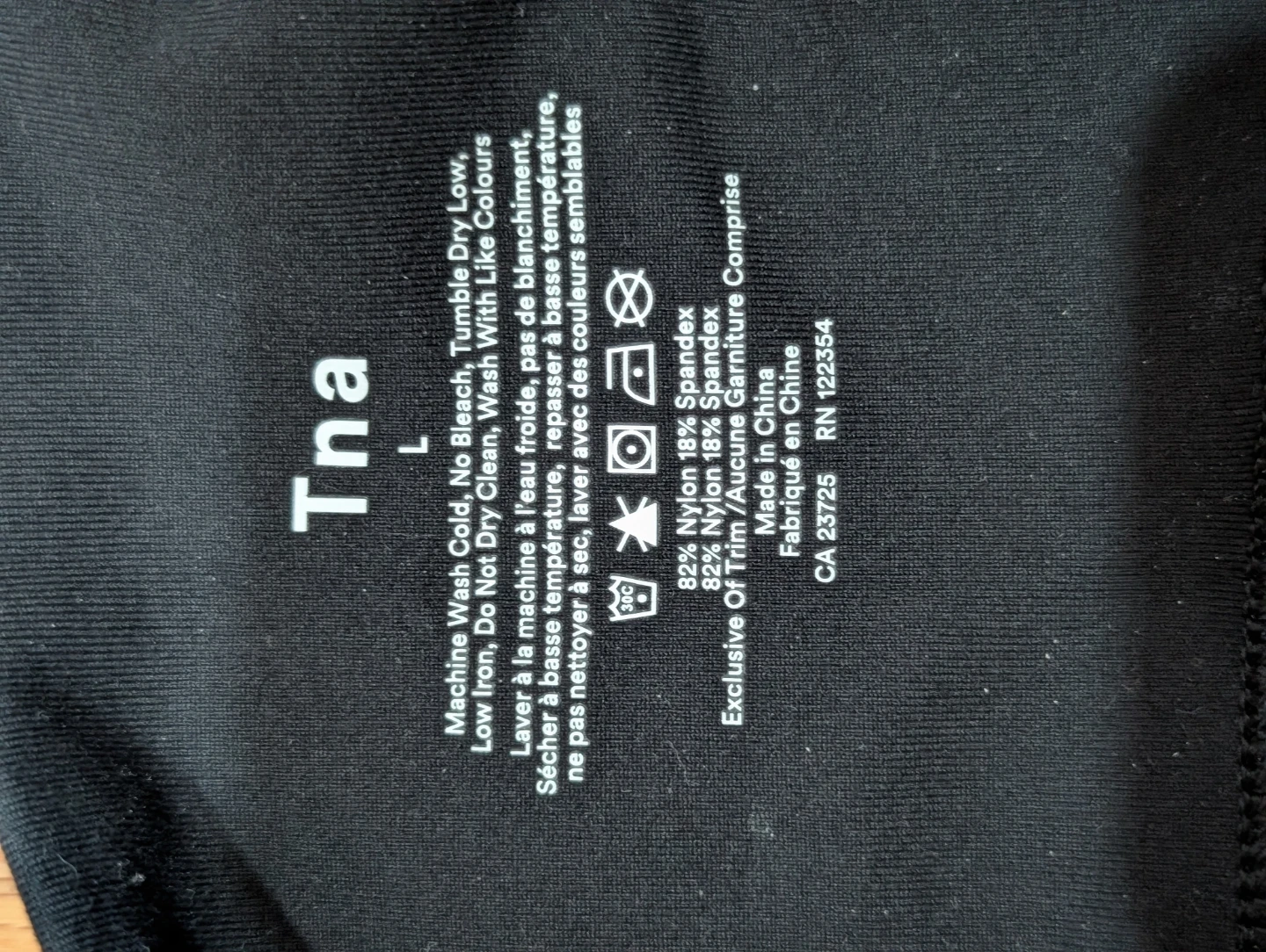 Tna Black Leggings Size L - photo 2