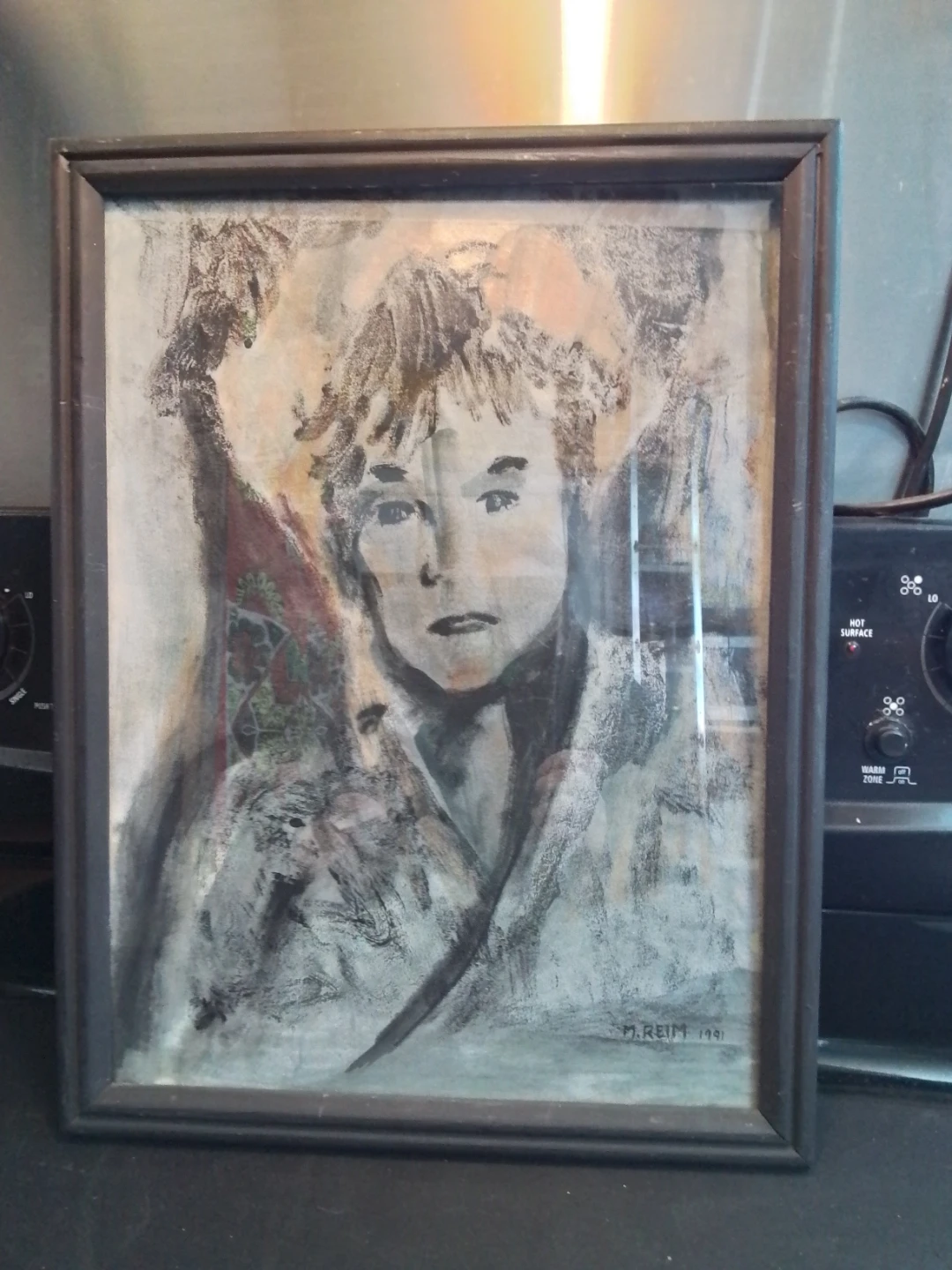 "Tomorrow"Artist Signed Marian Reim 1991 Monoprint On Rice Paper