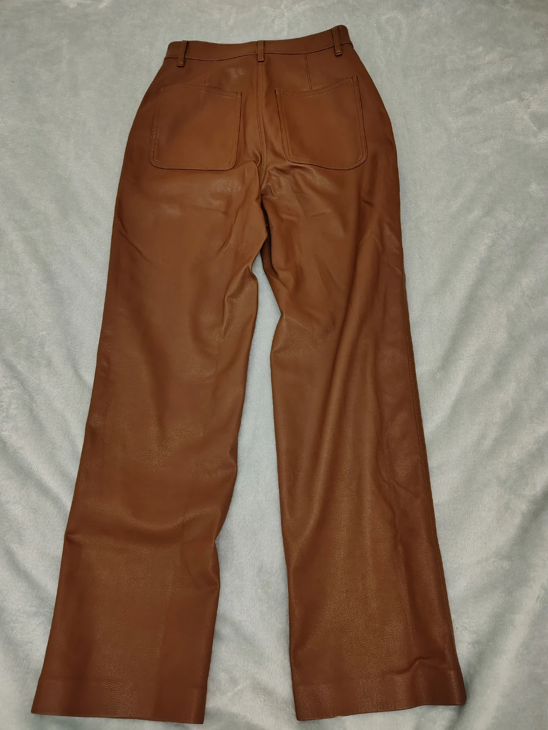 Wilfred Free Brown Faux Leather Melina Pants - Size 2 - photo 5