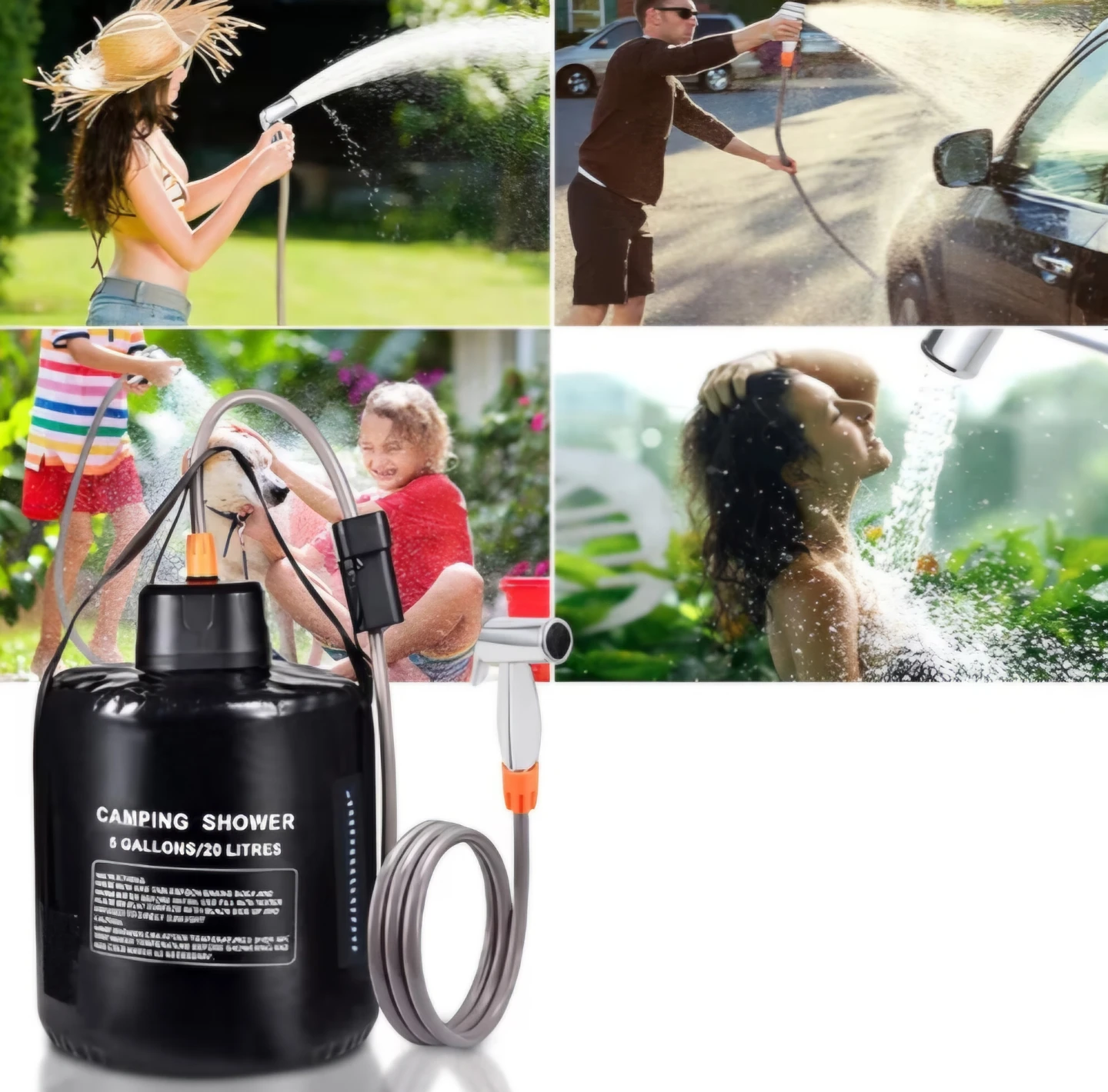 Rechargeable Portable Camping Shower - 5 Gallons/20 Litres 🥕 - photo 3