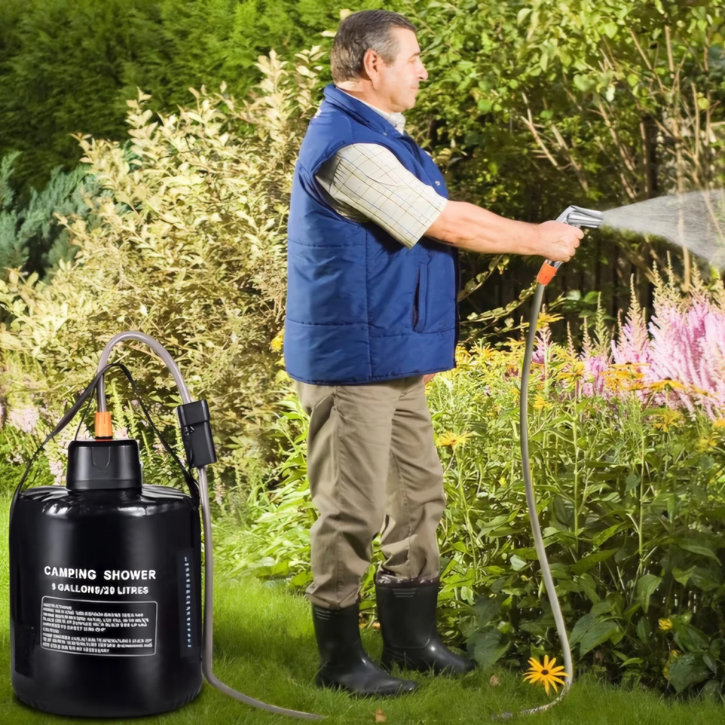 Rechargeable Portable Camping Shower - 5 Gallons/20 Litres 🥕 - photo 4