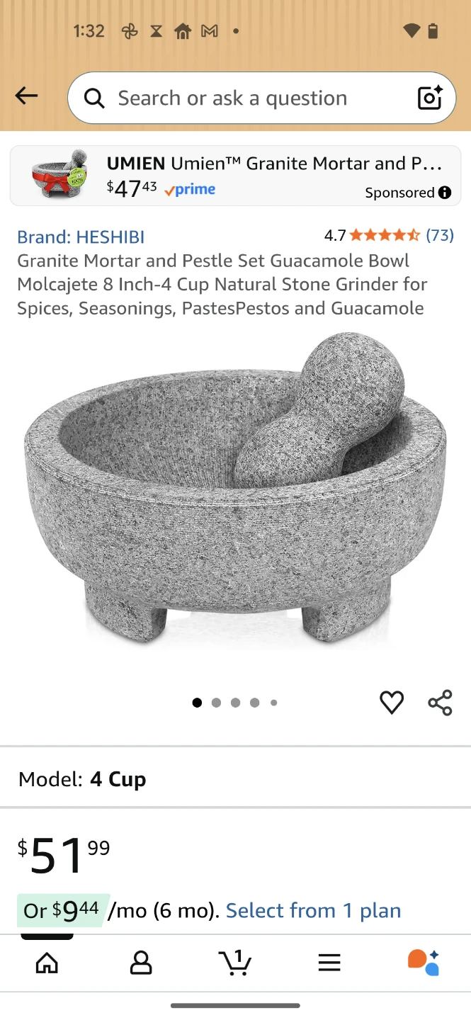 Granite Mortar