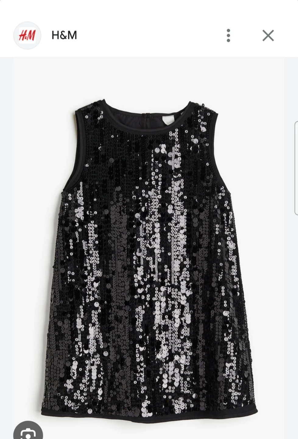 Kids anew H&M Sequin Dress Black - photo 4