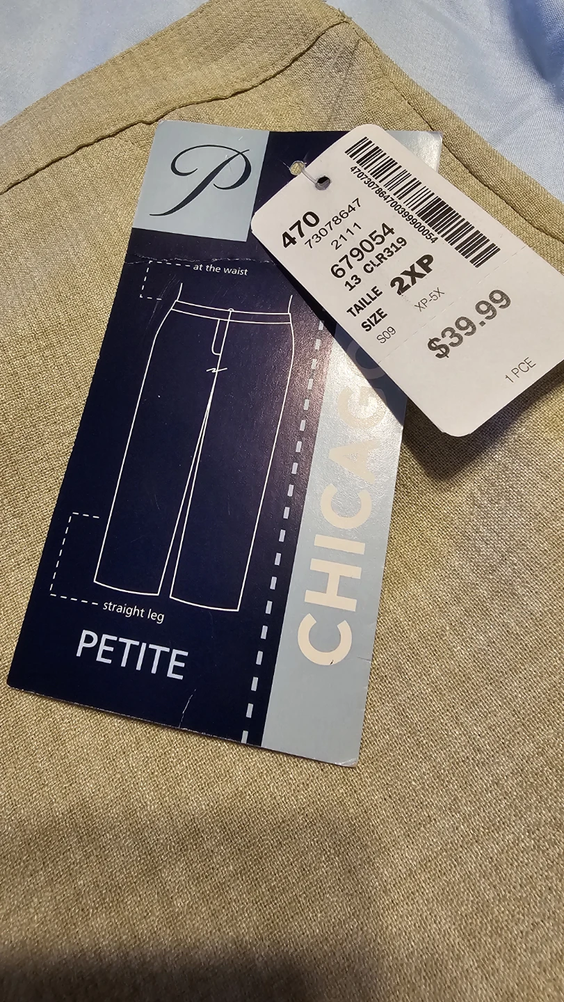 P Petites Straight Leg Pants - Size 2XP - photo 2