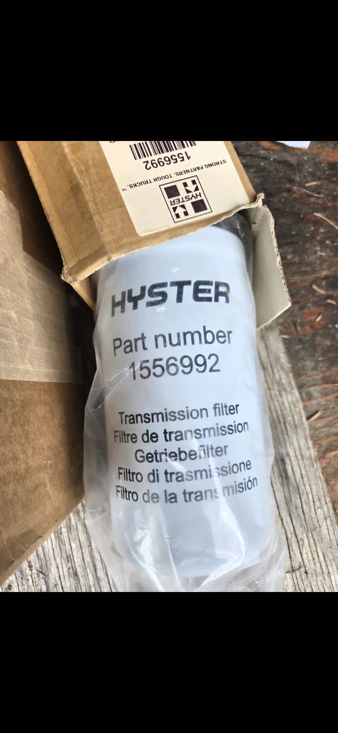 Hyster Transmission Filter Part Number 1556992