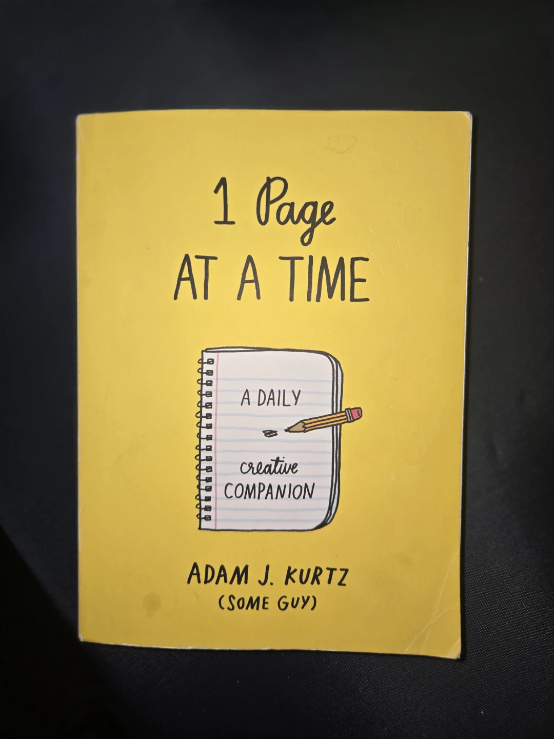 Guided journal: 1 page at a time