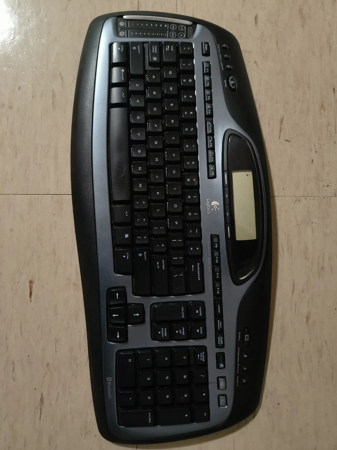 Logitech Wireless Keyboard with LCD Display
