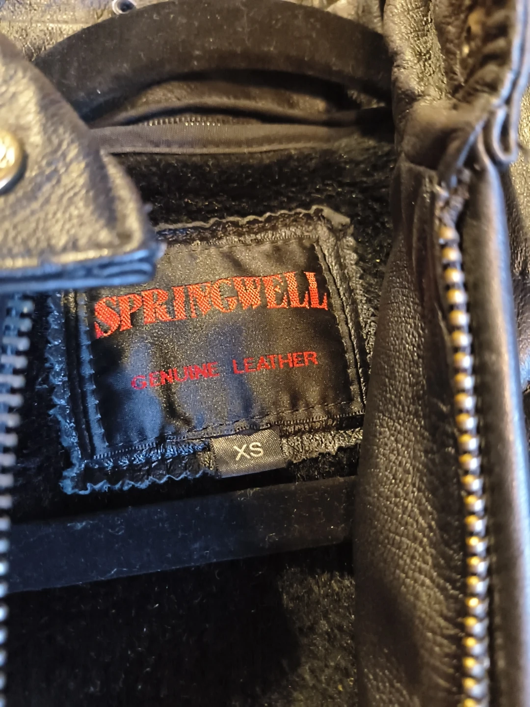 Springwell Quilted Genuine Leather Jacket XS - photo 2